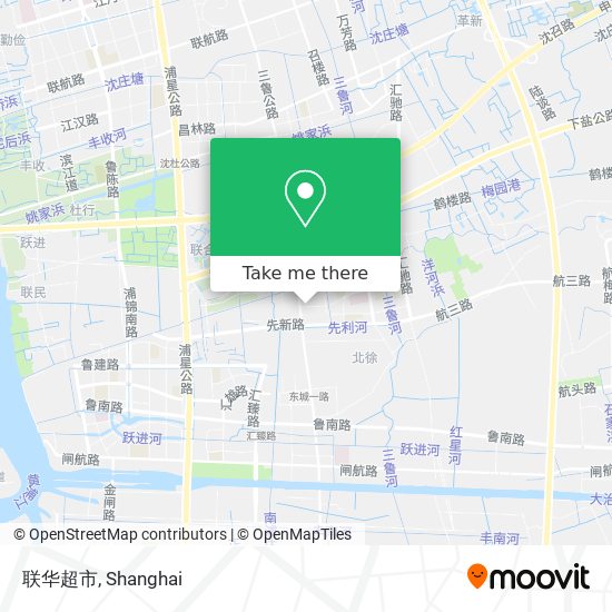 联华超市 map