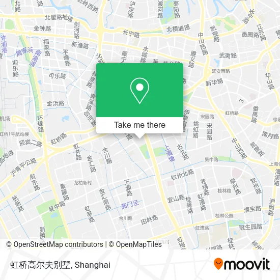 虹桥高尔夫别墅 map