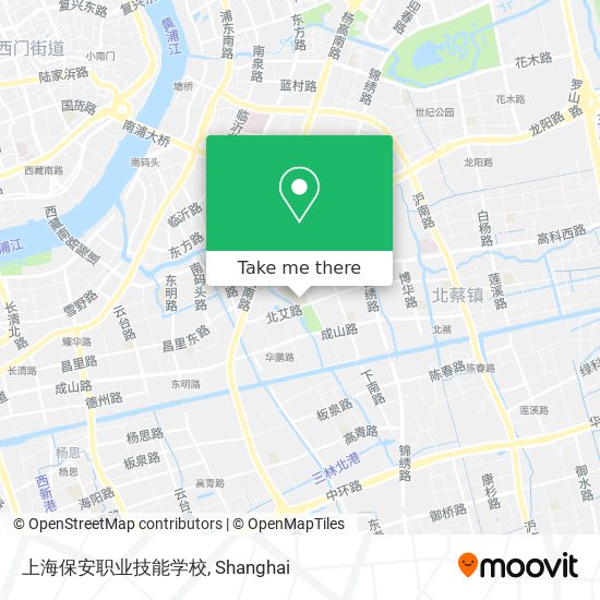 上海保安职业技能学校 map