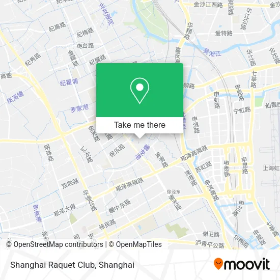 Shanghai Raquet Club map