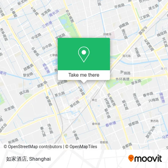 如家酒店 map