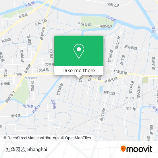 虹华园艺 map