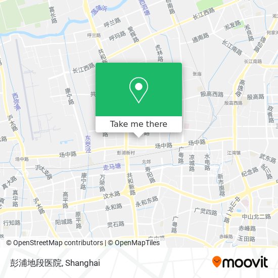 彭浦地段医院 map