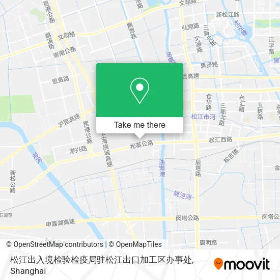 松江出入境检验检疫局驻松江出口加工区办事处 map
