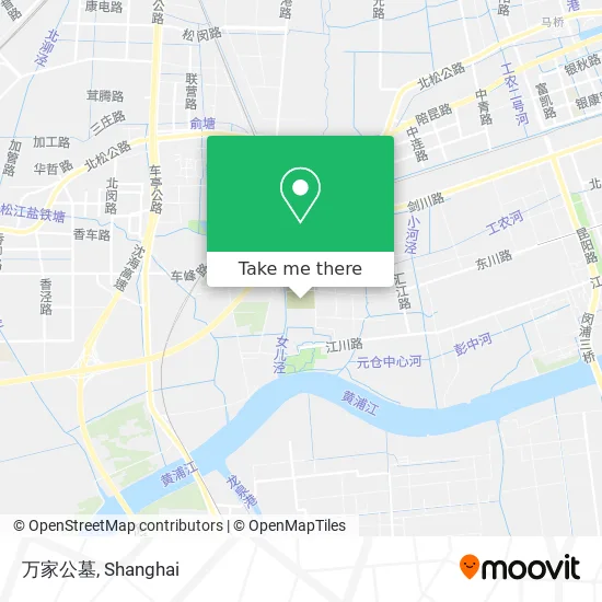 万家公墓 map