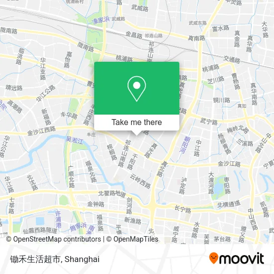 锄禾生活超市 map