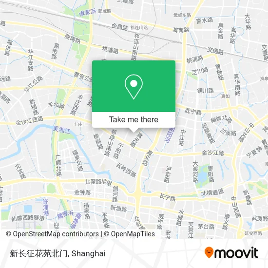 新长征花苑北门 map