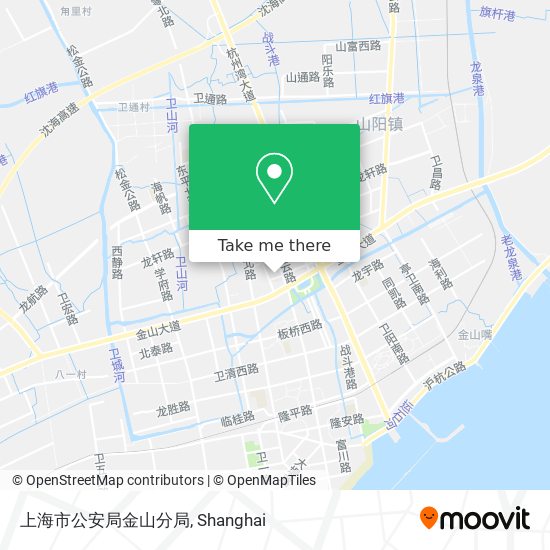 上海市公安局金山分局 map