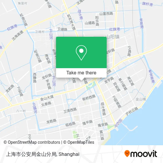 上海市公安局金山分局 map
