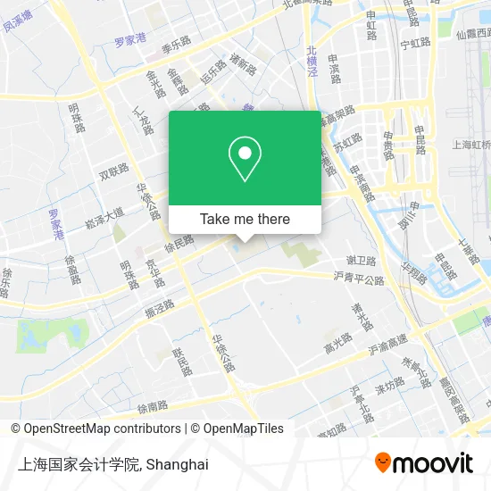 上海国家会计学院 map