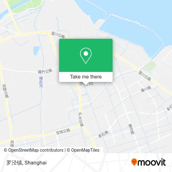 罗泾镇 map