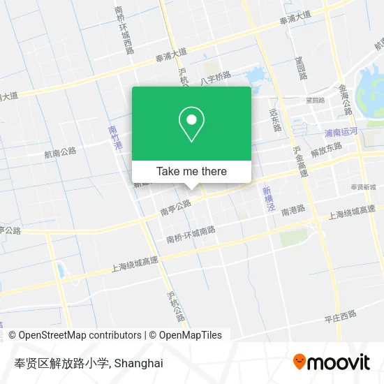 奉贤区解放路小学 map