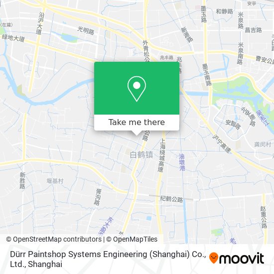 Dürr Paintshop Systems Engineering (Shanghai) Co., Ltd. map