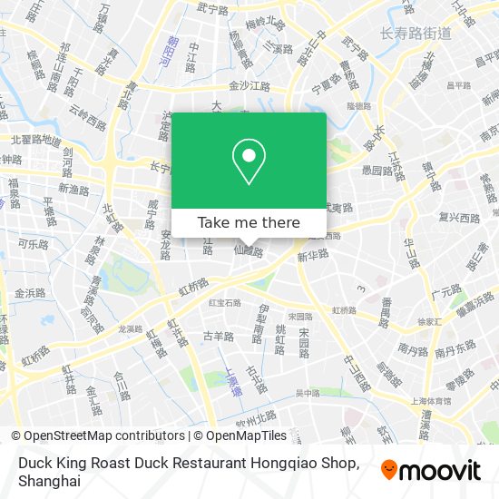 Duck King Roast Duck Restaurant Hongqiao Shop map