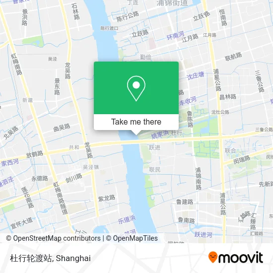 杜行轮渡站 map