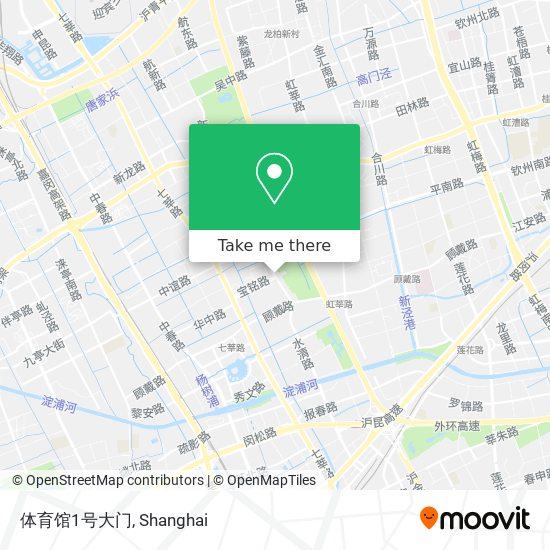 体育馆1号大门 map