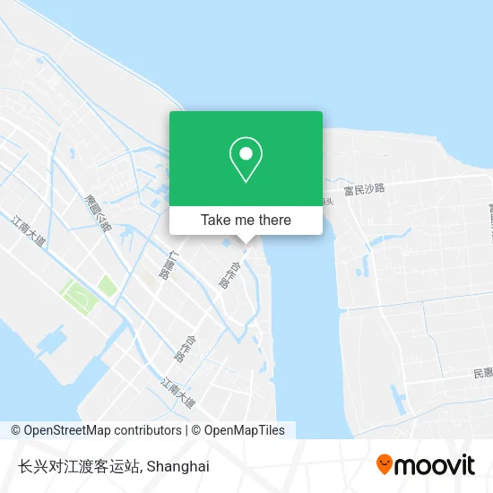 长兴对江渡客运站 map
