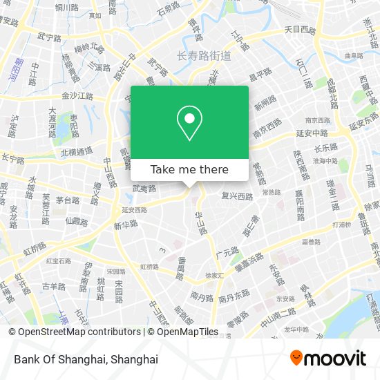 Bank Of Shanghai map