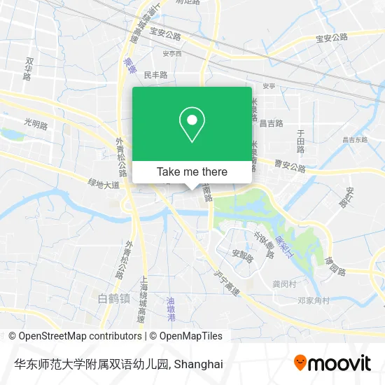 华东师范大学附属双语幼儿园 map