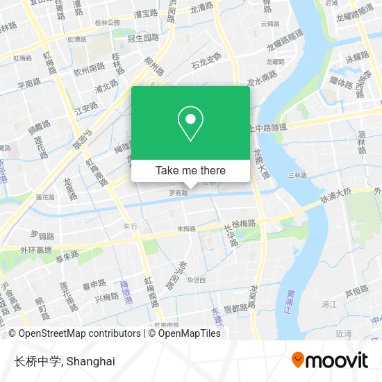 长桥中学 map
