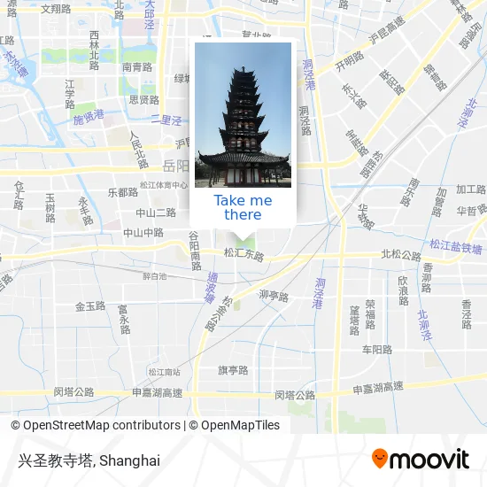 兴圣教寺塔 map