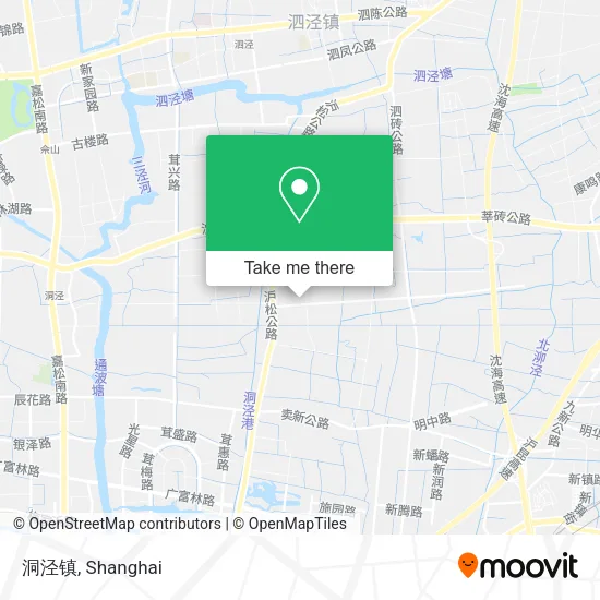 洞泾镇 map