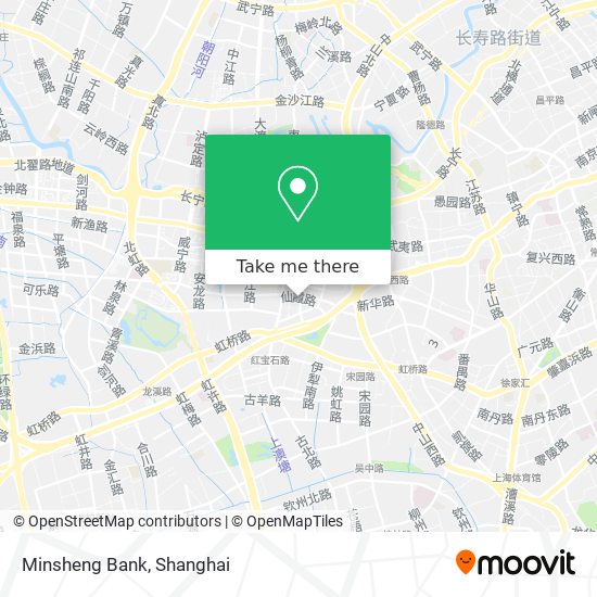 Minsheng Bank map