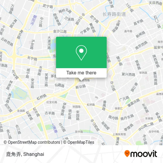 鹿角弄 map