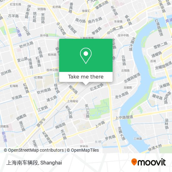 上海南车辆段 map
