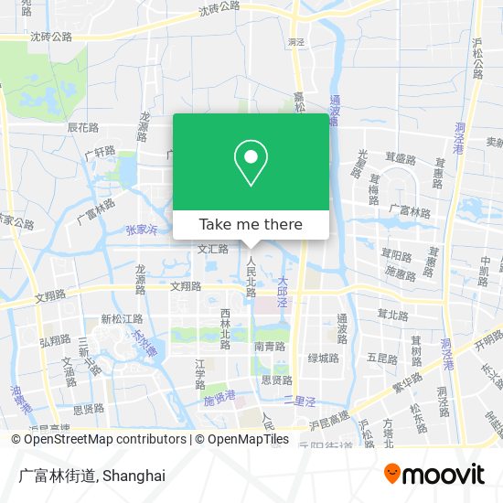 广富林街道 map