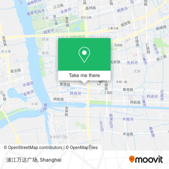 浦江万达广场 map