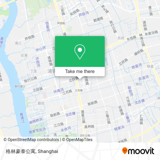 格林豪泰公寓 map