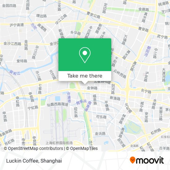 Luckin Coffee map