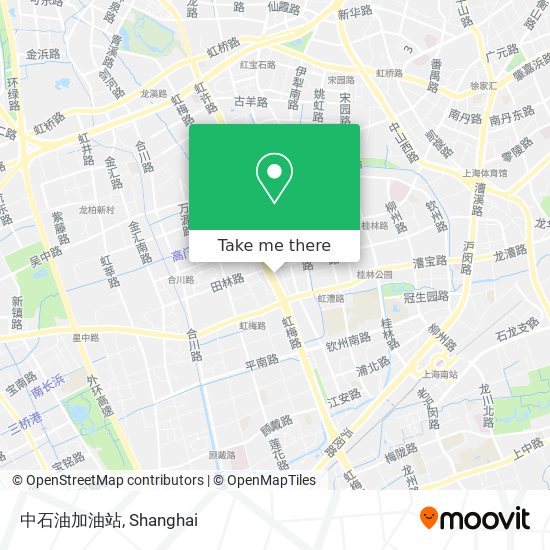 中石油加油站 map