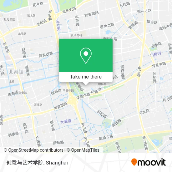 创意与艺术学院 map