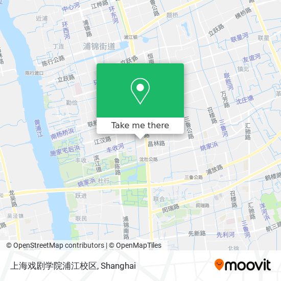 上海戏剧学院浦江校区 map