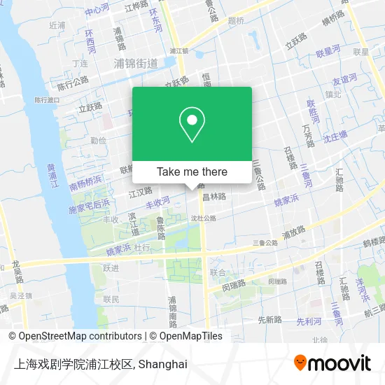 上海戏剧学院浦江校区 map