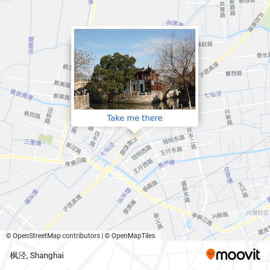 枫泾 map