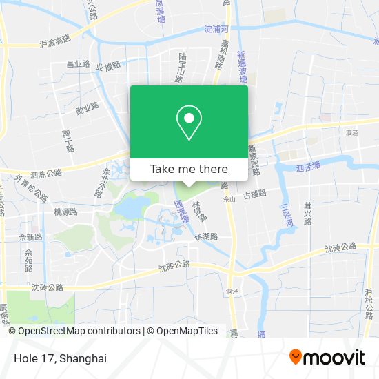 Hole 17 map