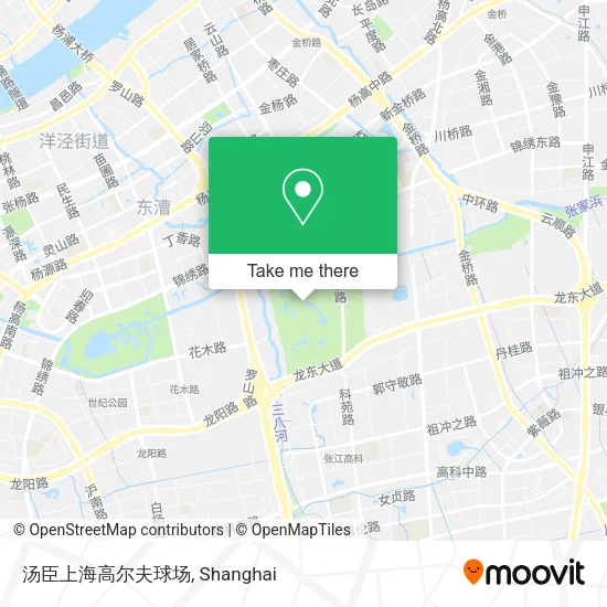 汤臣上海高尔夫球场 map