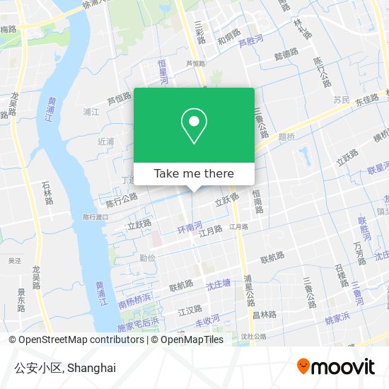公安小区 map