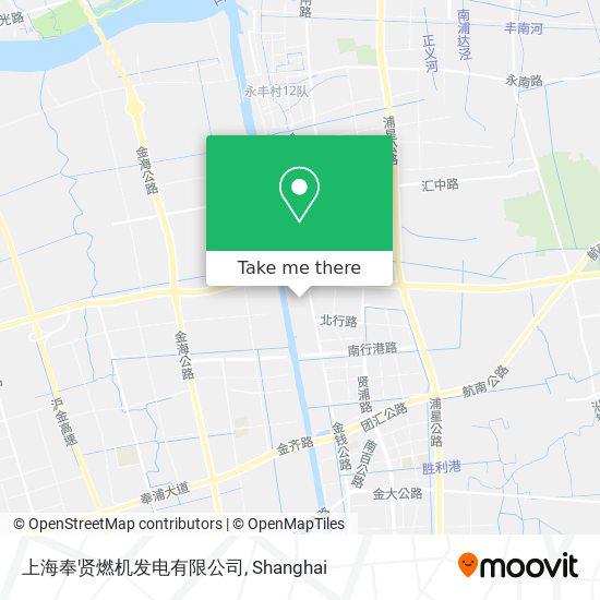 上海奉贤燃机发电有限公司 map