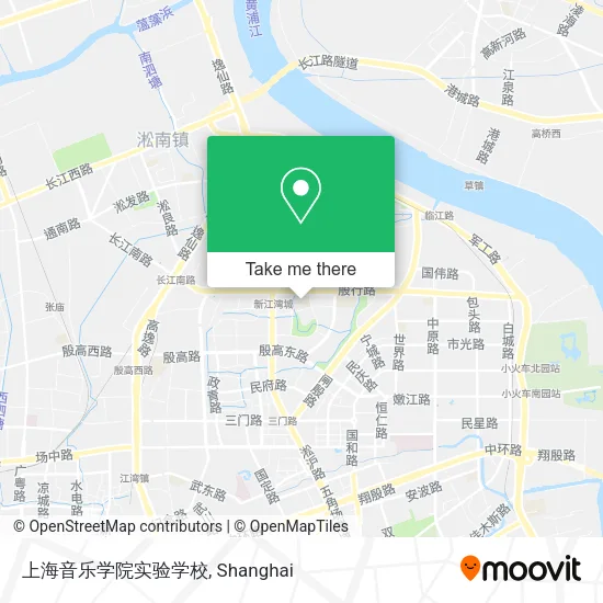 上海音乐学院实验学校 map