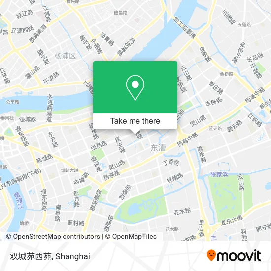 双城苑西苑 map
