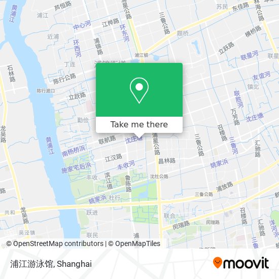 浦江游泳馆 map