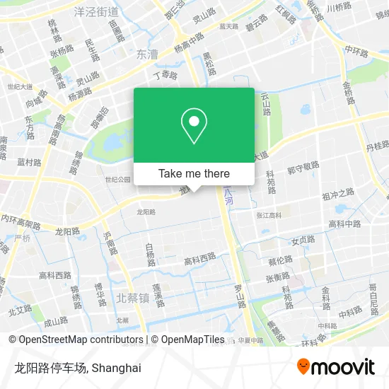 龙阳路停车场 map