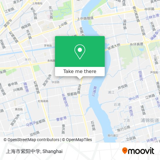 上海市紫阳中学 map
