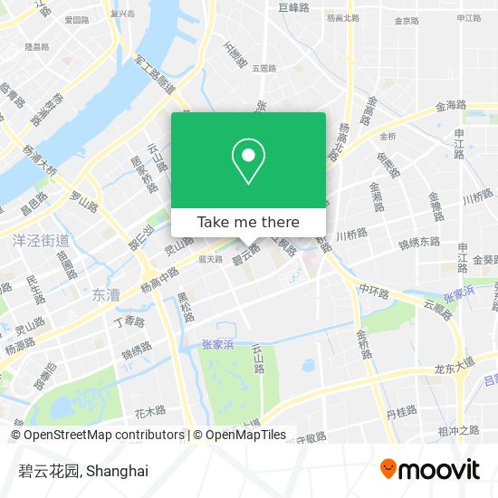 碧云花园 map