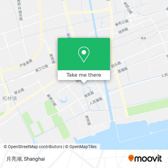 月亮湖 map