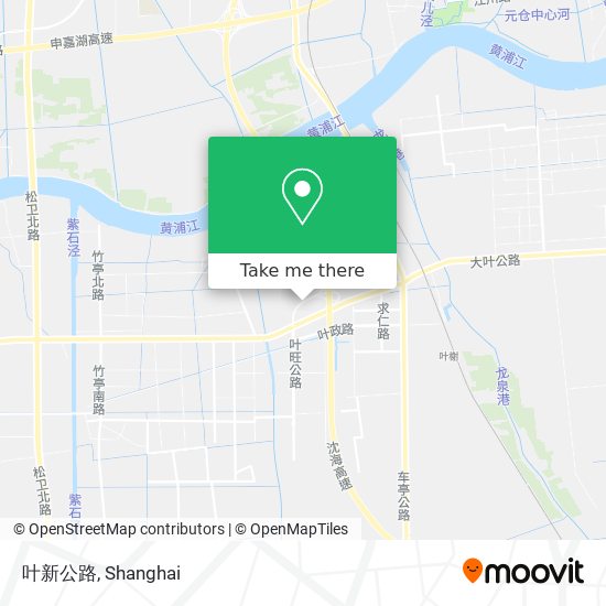 叶新公路 map